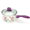 Enamel Milk Pot with Handle/Popular Cookware/Stock Pot Enamelware